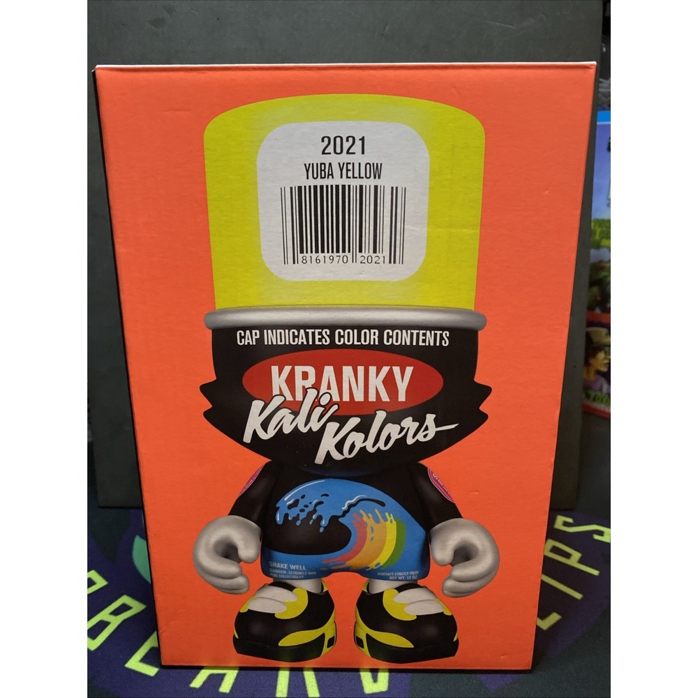 Superplastic SuperKranky 8" Kali Kolors Yuba Yellow Kranky New Open Box Paint